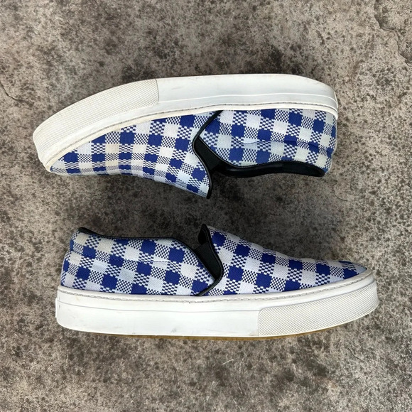 Celine Slip  On Checked Shoes, size 37 - Picture 7 of 14